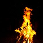bonfire during nighttime